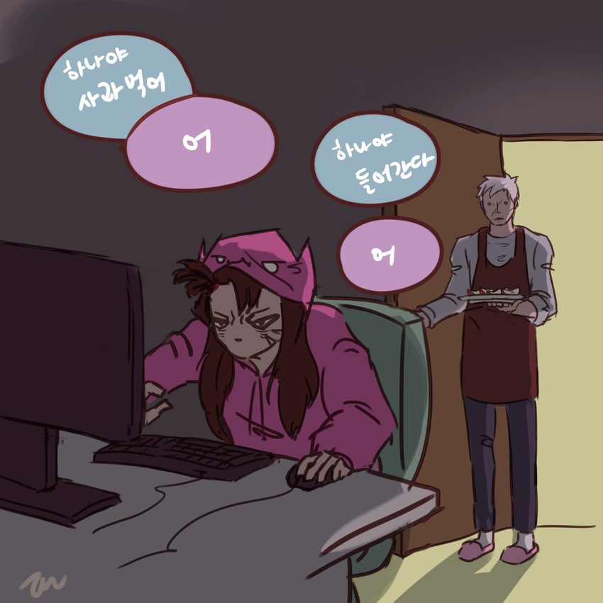 d.va and soldier: 76 (overwatch and 1 more)