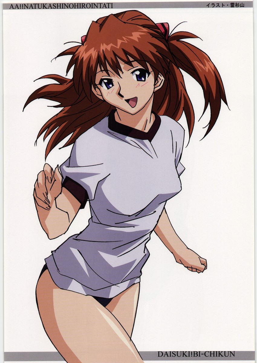 souryuu asuka langley (neon genesis evangelion) drawn by den_sugiyama
