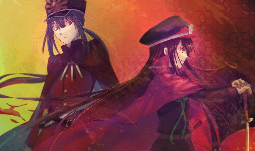 oda nobunaga and oda nobukatsu (fate and 1 more) drawn by syezo-aruru