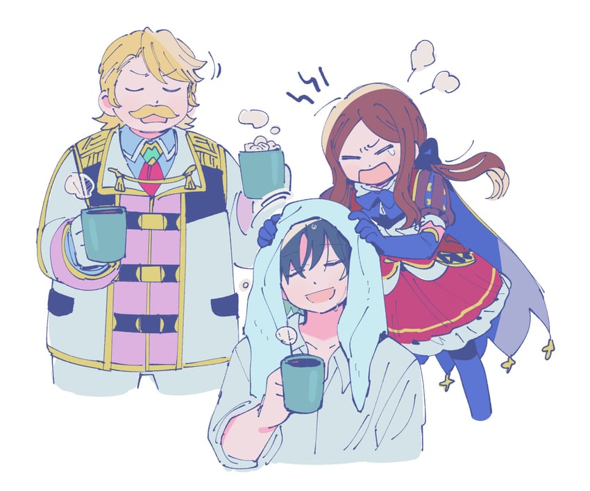 leonardo da vinci, sherlock holmes, and goredolf musik (fate and 1 more) drawn by oneroom-disco