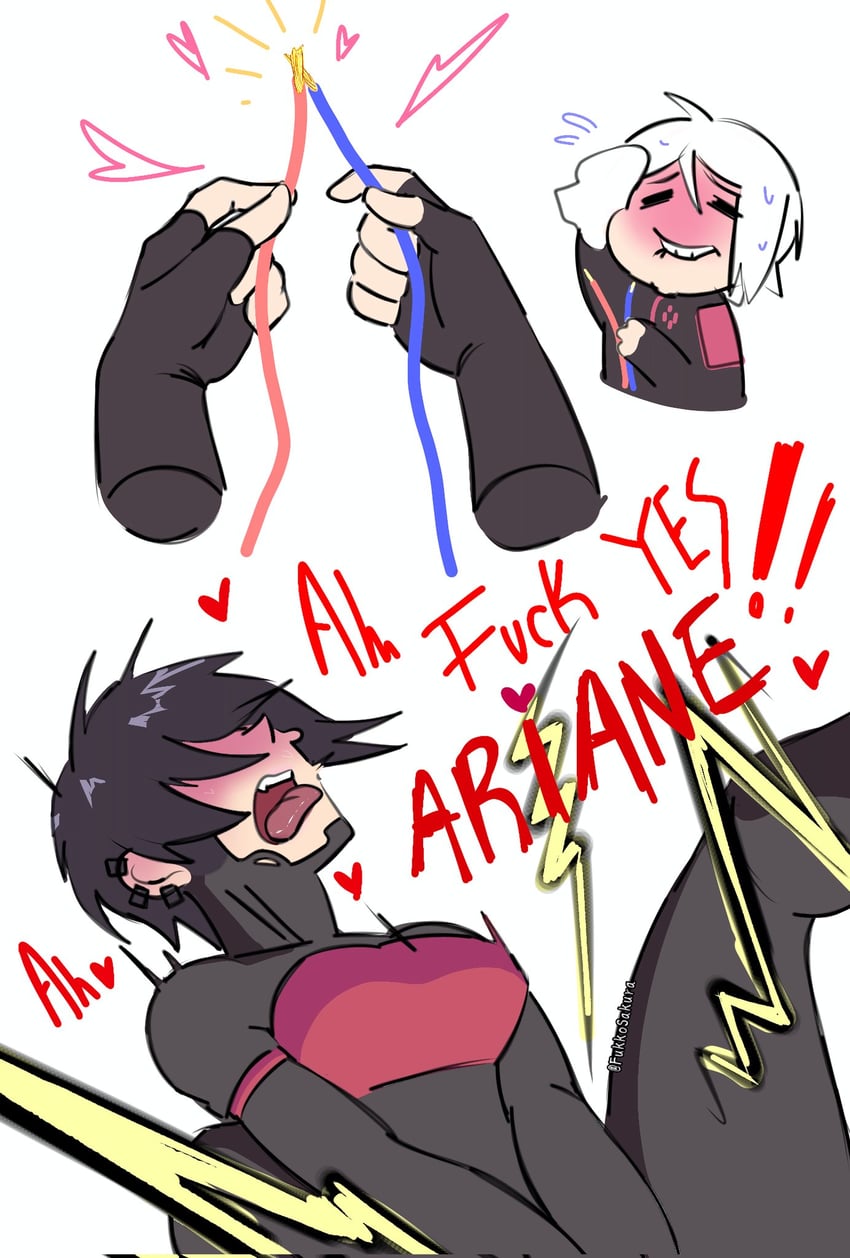 elster and ariane yeong (signalis) drawn by mallory_mond