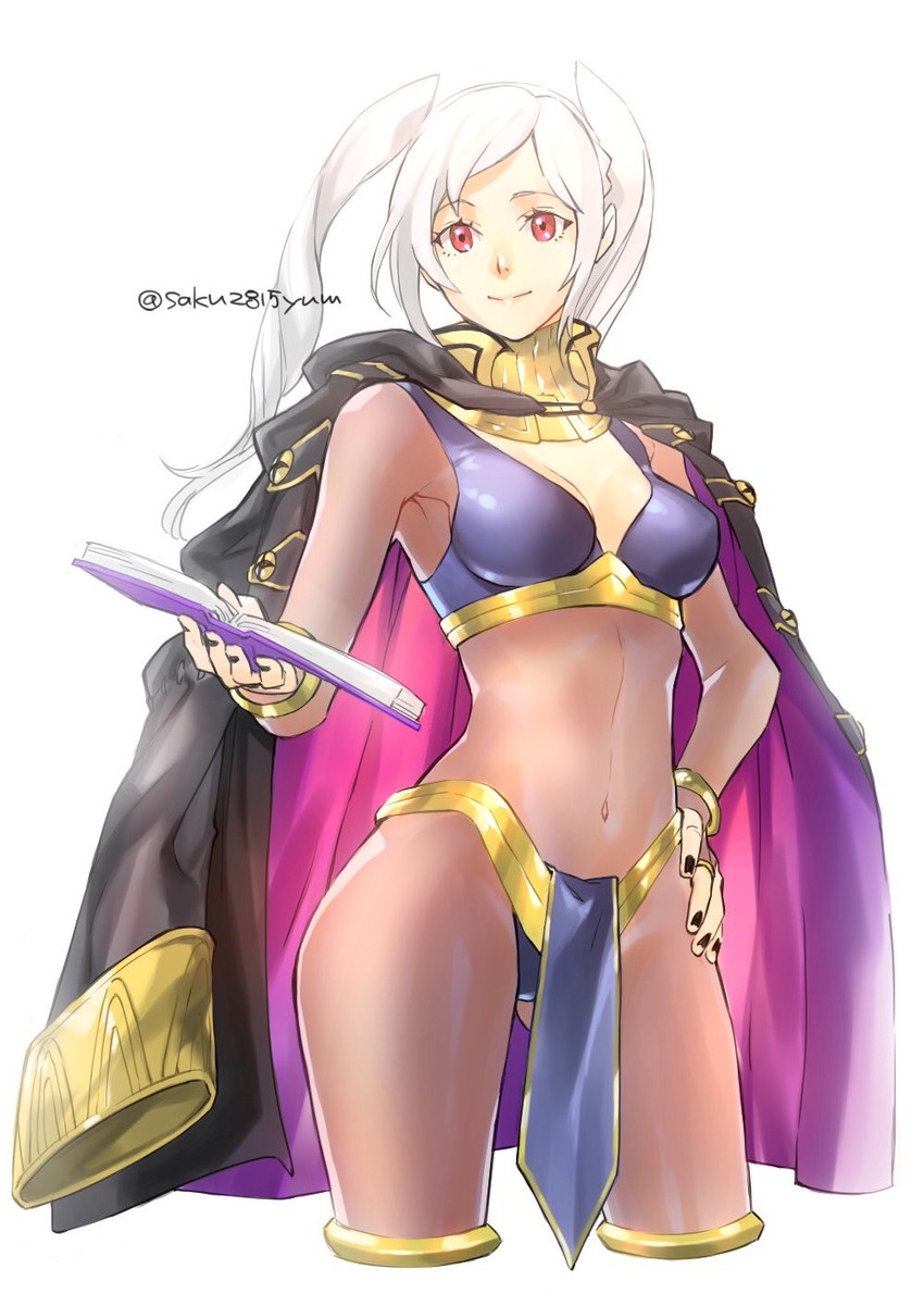 female robin and tharja (fire emblem and 1 more) drawn by tombsakura