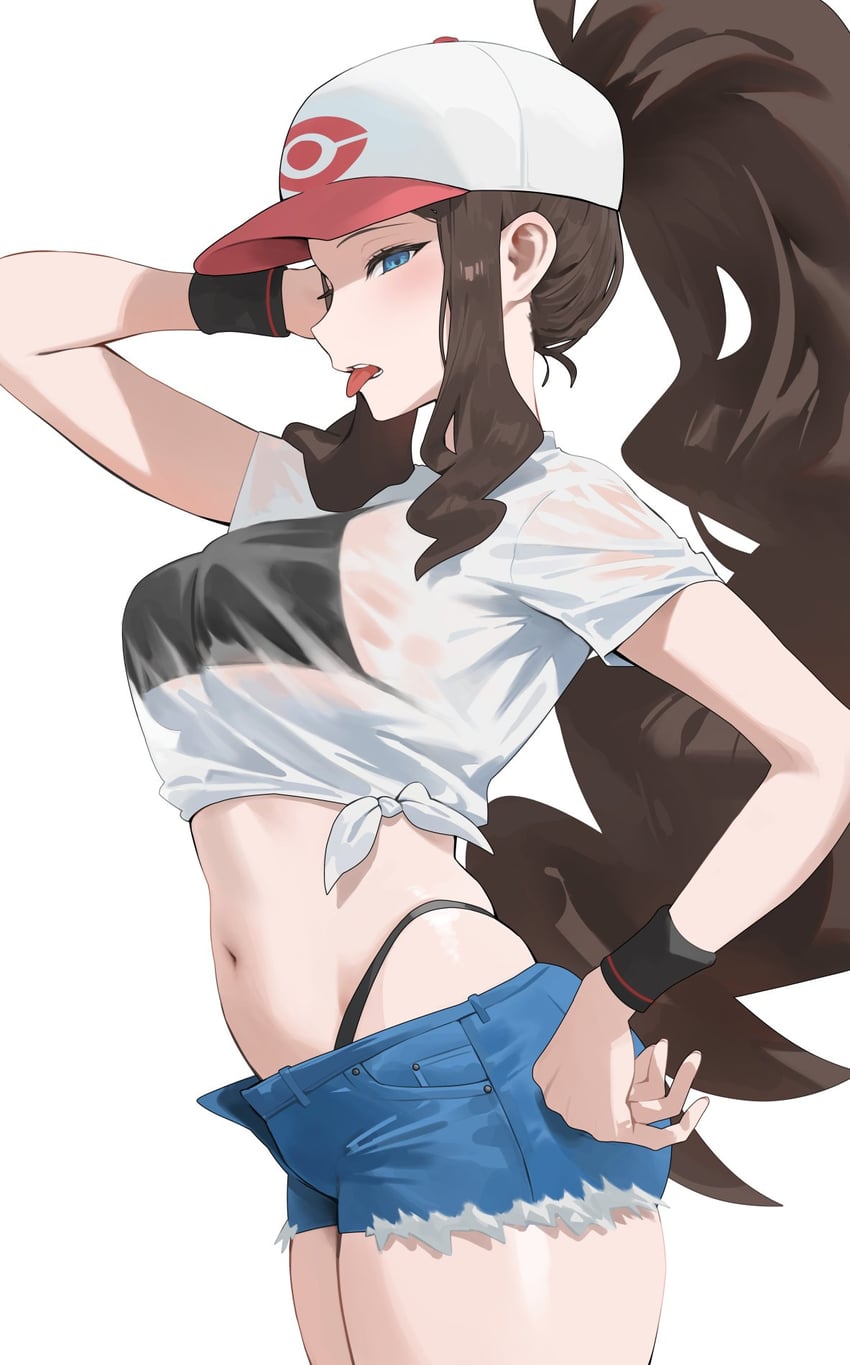 hilda (pokemon and 1 more) drawn by hood_(james_x)