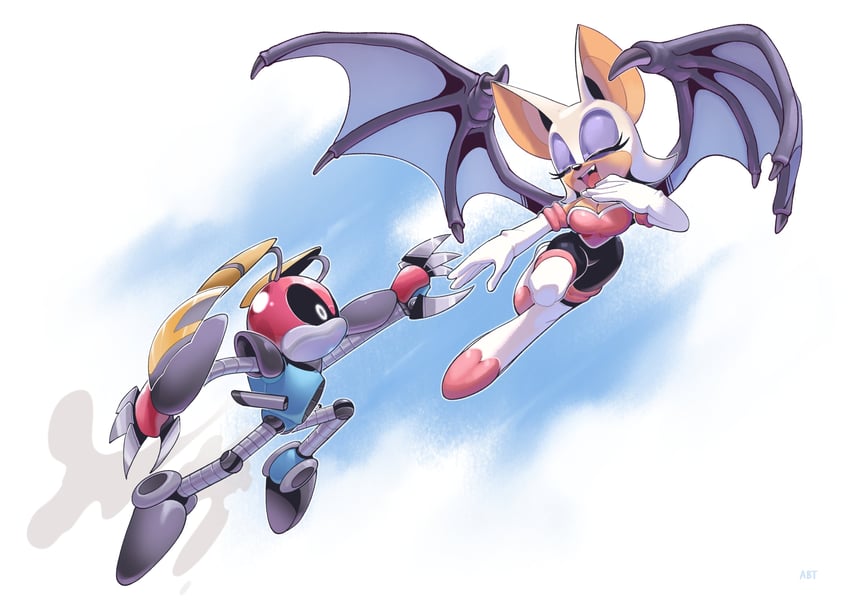 rouge the bat (sonic) drawn by adam_bryce_thomas