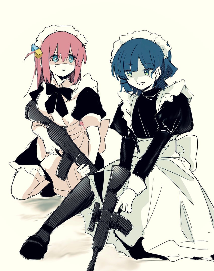 gotoh hitori and yamada ryo (bocchi the rock!) drawn by fuji_1221
