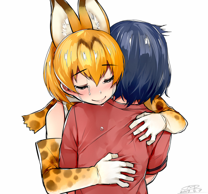 serval and kaban (kemono friends) drawn by mitsuba_minoru