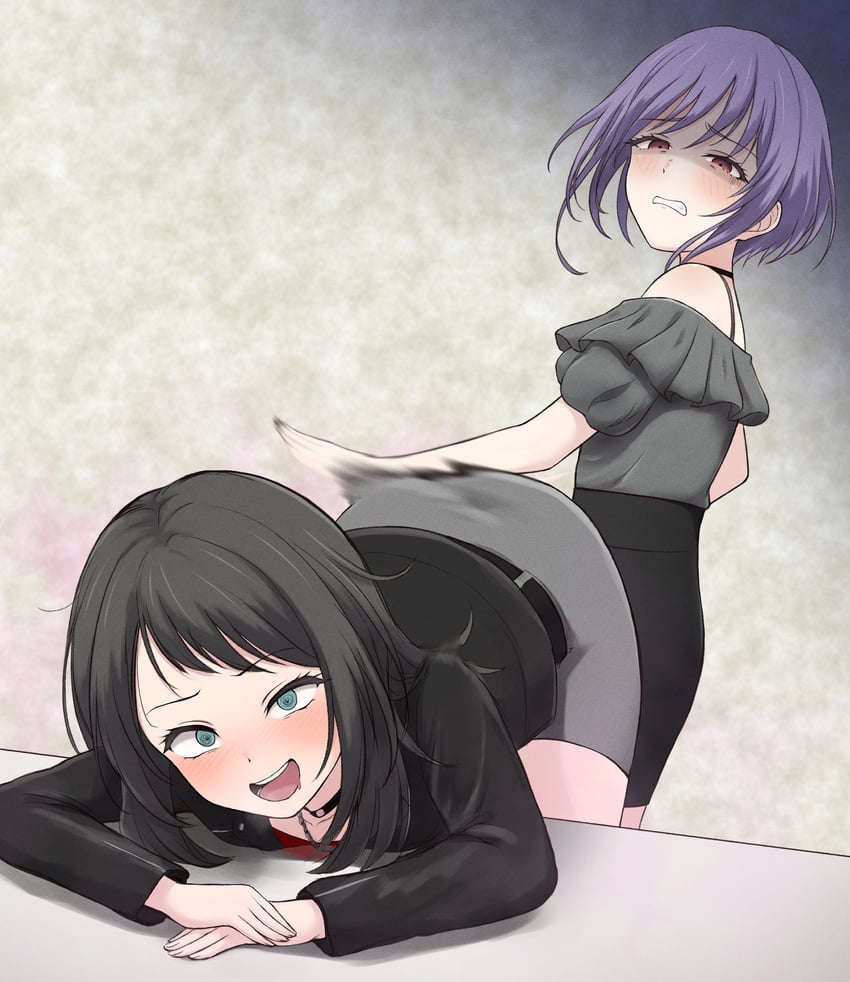 yahata umiri and yuutenji nyamu (bang dream! and 1 more) drawn by hutaba294