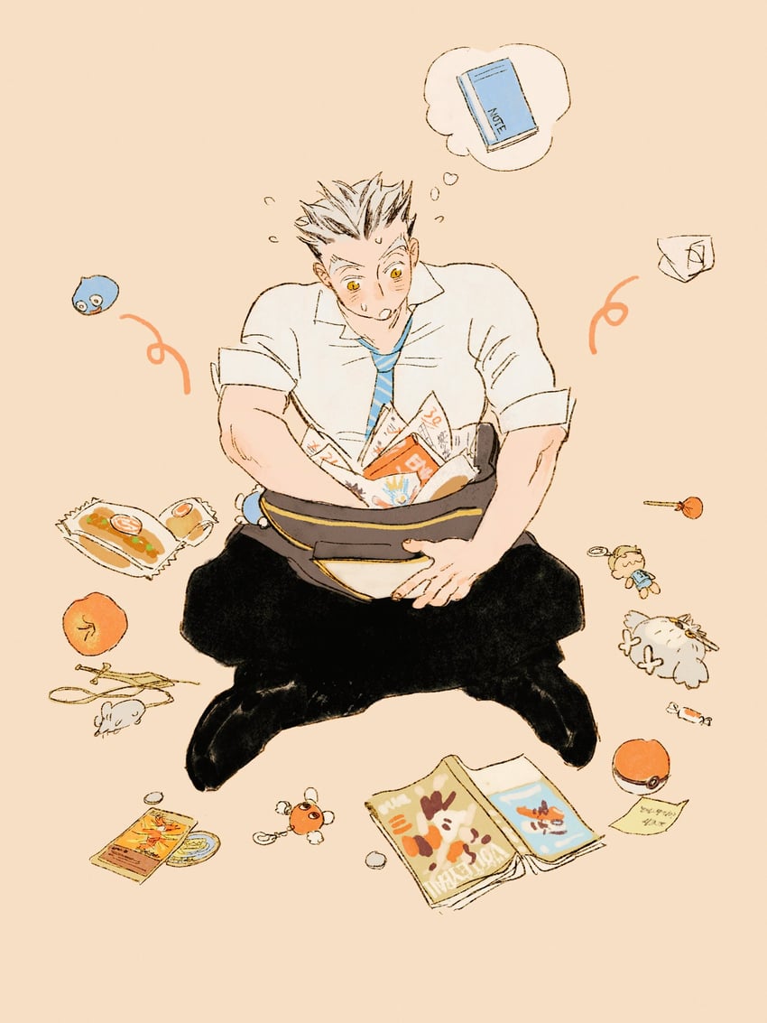 slime and bokuto koutarou (pokemon and 3 more) drawn by chengongzi123