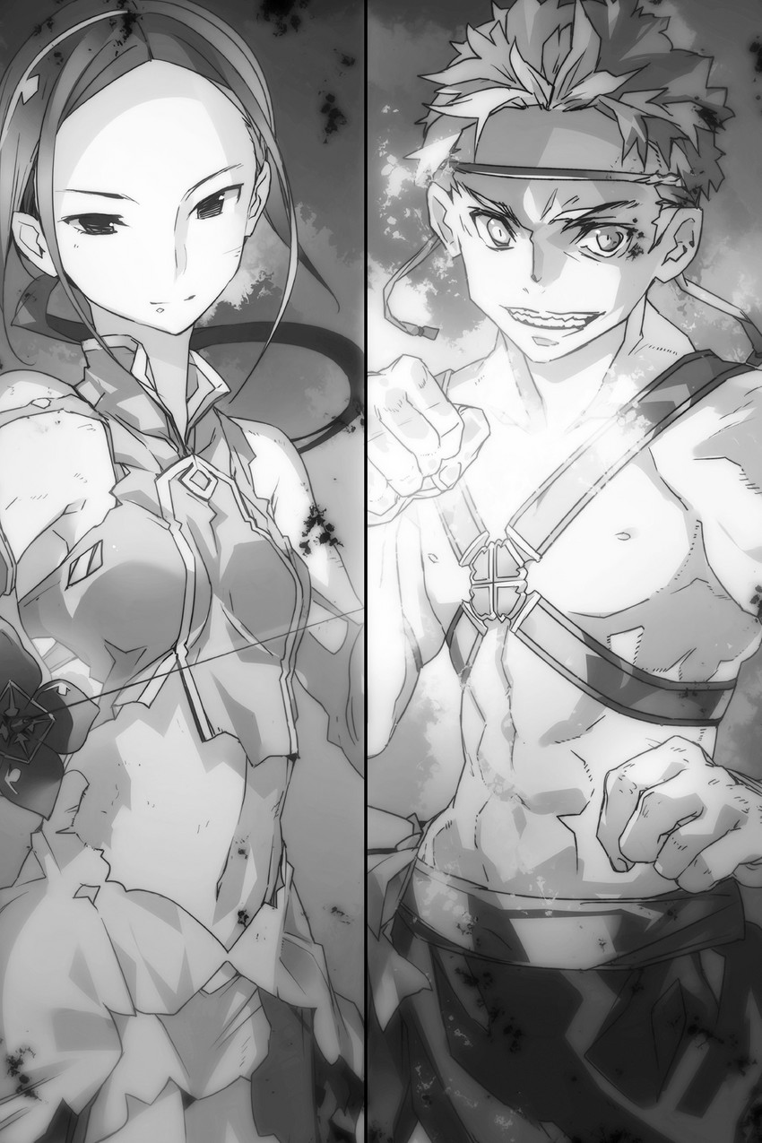 sheyta and iskahn (sword art online and 2 more) drawn by bunbun