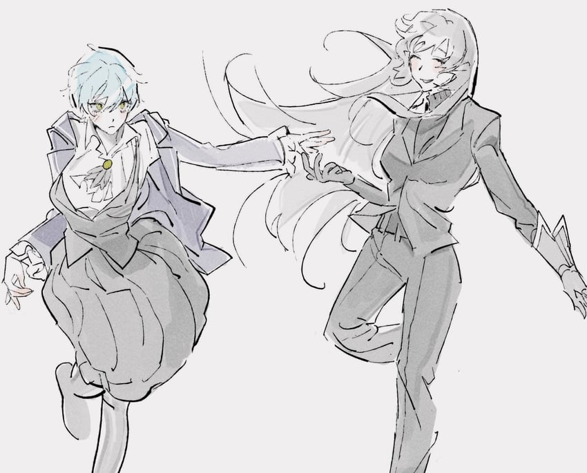 angela and angelica (project moon and 1 more) drawn by patchfire