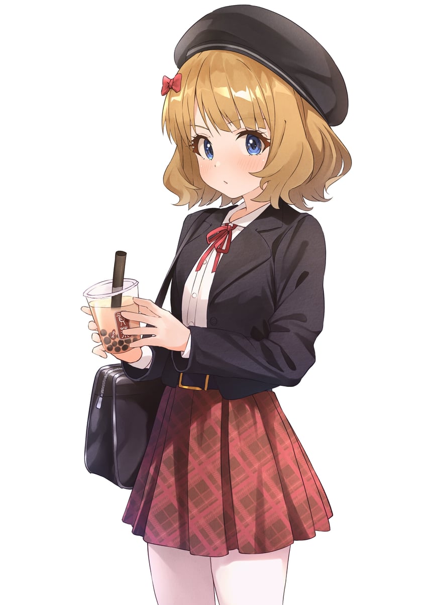suou momoko (idolmaster and 2 more) drawn by b1ack_illust