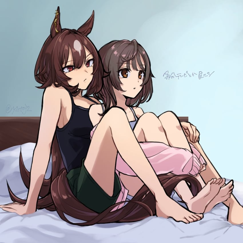 trainer, sirius symboli, and female trainer (umamusume) drawn by toji_(y2toj2)
