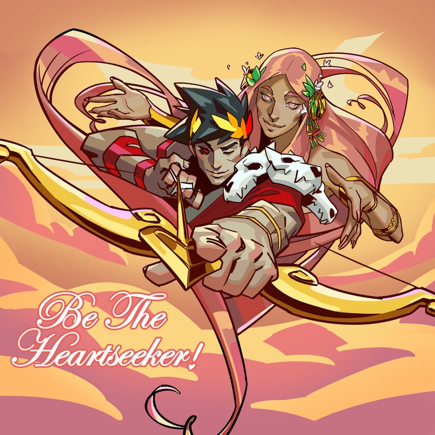 zagreus and aphrodite (hades and 1 more) drawn by jen_zee
