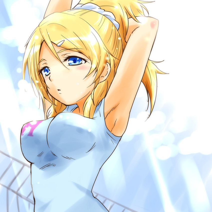 ayase eli (love live! and 1 more) drawn by urutsu_sahari