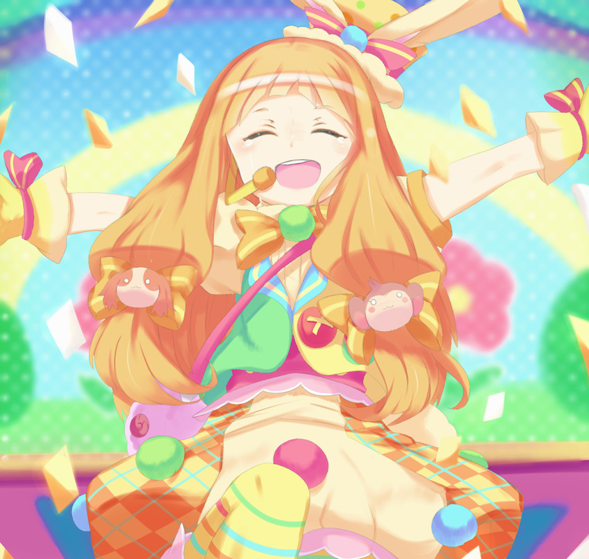 ichihara nina (idolmaster and 1 more) drawn by fuwasn1545