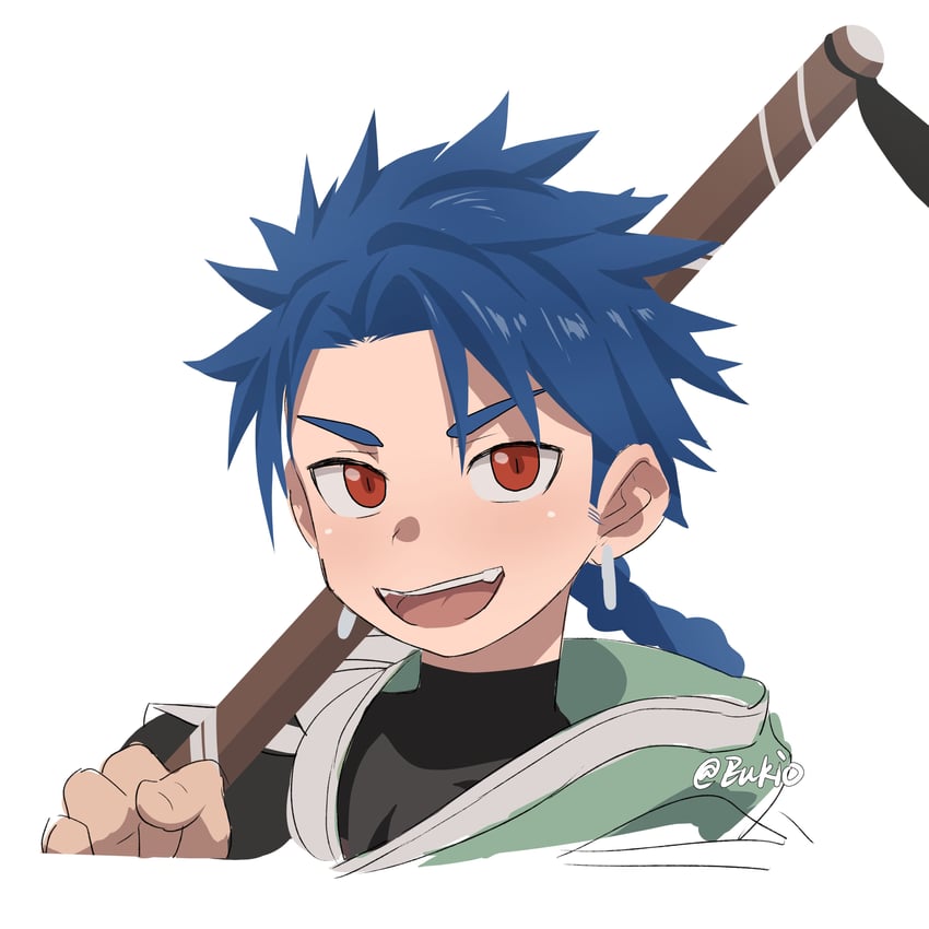 cu chulainn and setanta (fate and 1 more) drawn by eukio