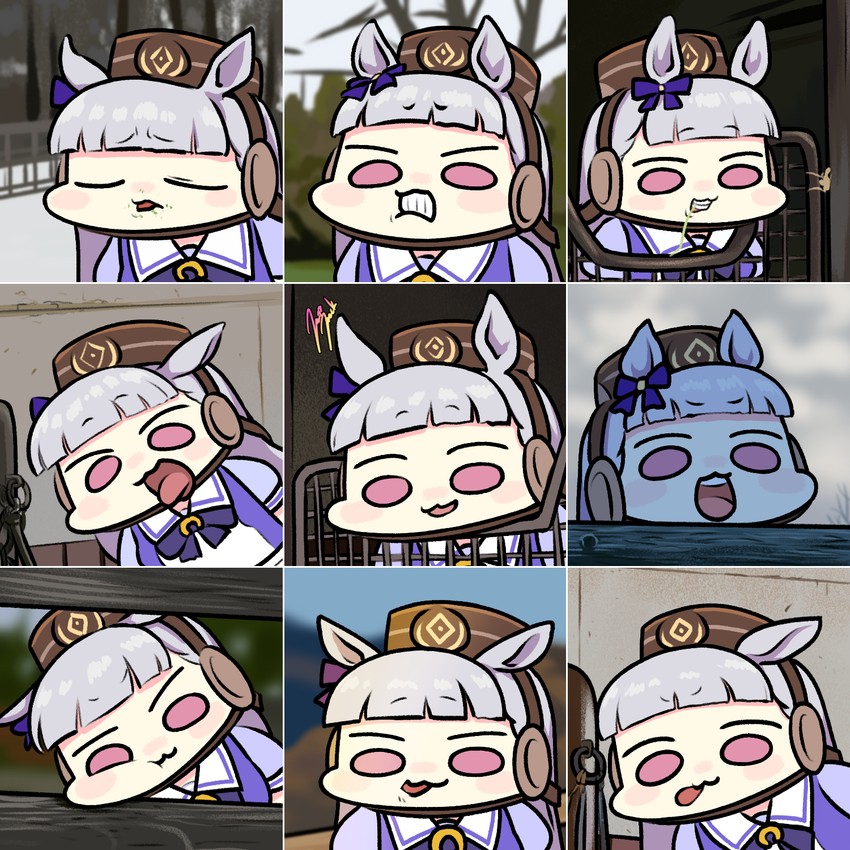 gold ship (umamusume and 1 more) drawn by jazz_jack