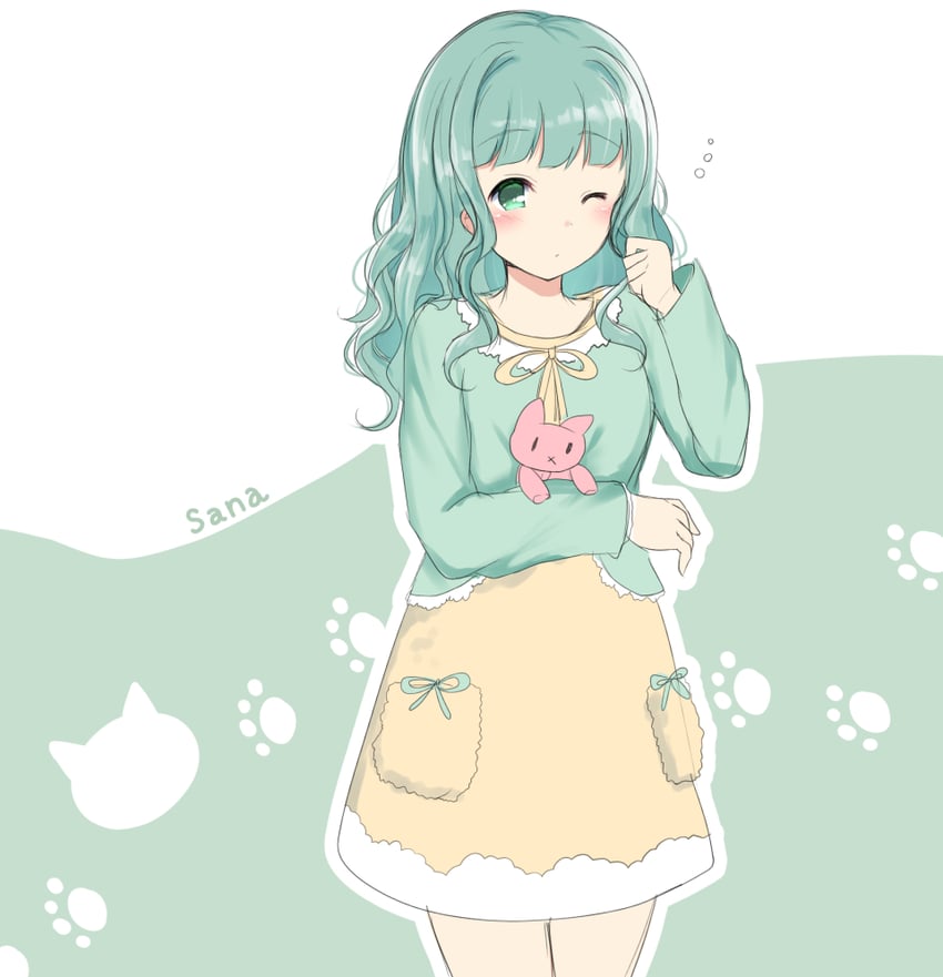 futaba sana (mahou shoujo madoka magica and 1 more) drawn by yakata_mana