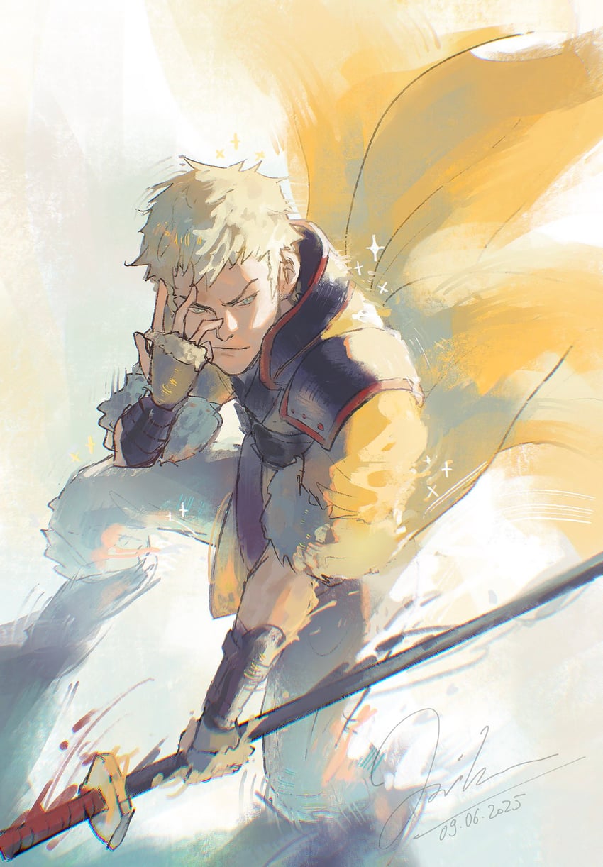 owain (fire emblem and 1 more) drawn by melia_art