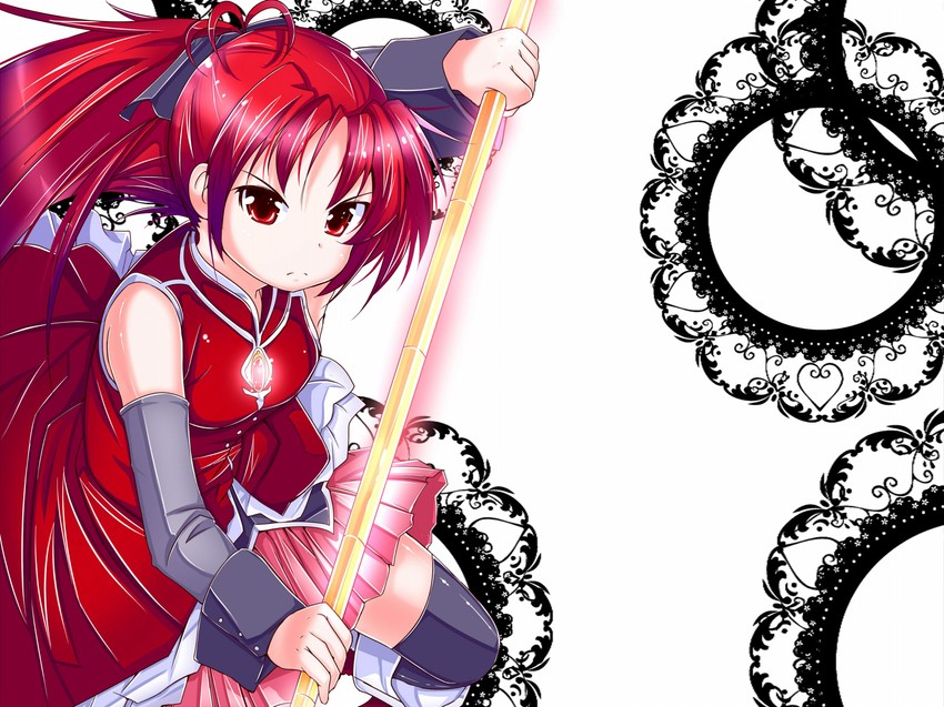 sakura kyoko (mahou shoujo madoka magica) drawn by mad_(hazukiken)