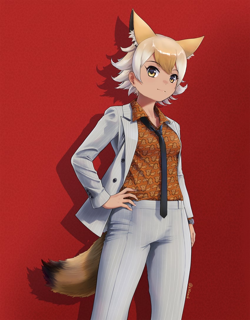 coyote (kemono friends and 1 more) drawn by beleven