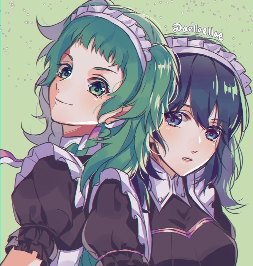 female byleth and sothis (fire emblem and 1 more) drawn by aellaellae1