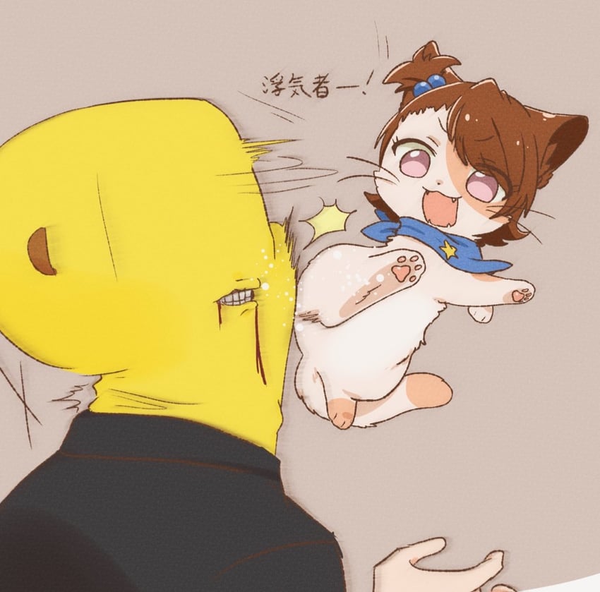 producer, p-head producer, and futami ami (idolmaster) drawn by hutaba
