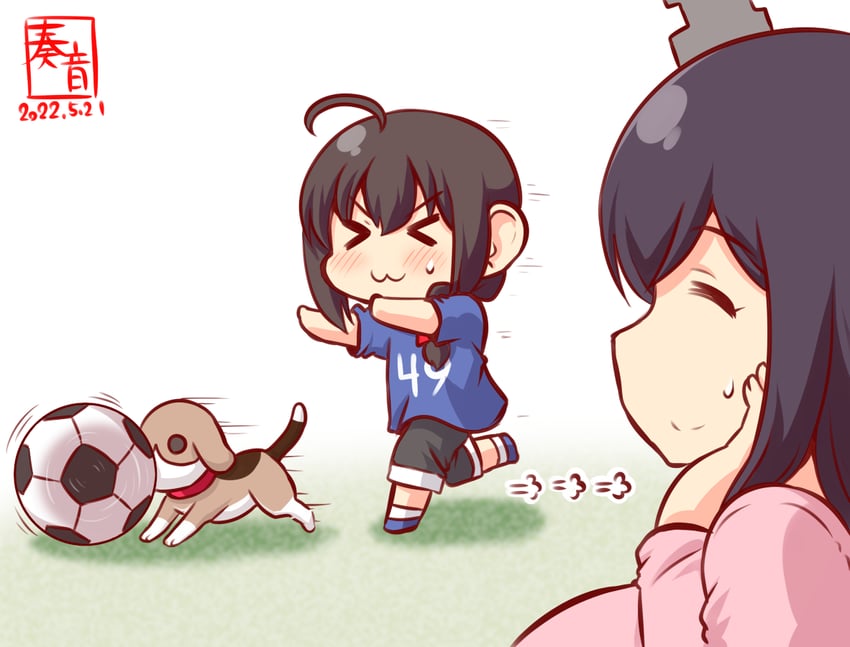 shigure and yamashiro (kantai collection) drawn by kanon_(kurogane_knights)