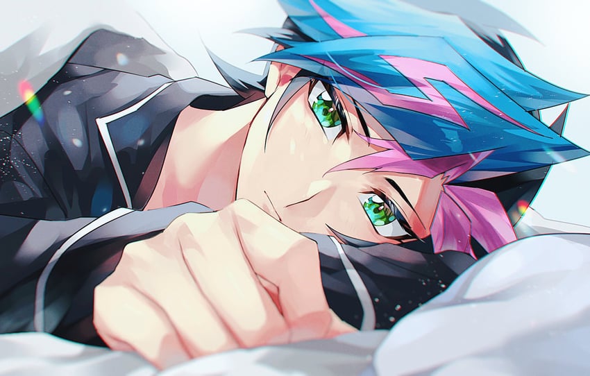 fujiki yusaku (yu-gi-oh! and 1 more) drawn by mayona_(mayona1poke)