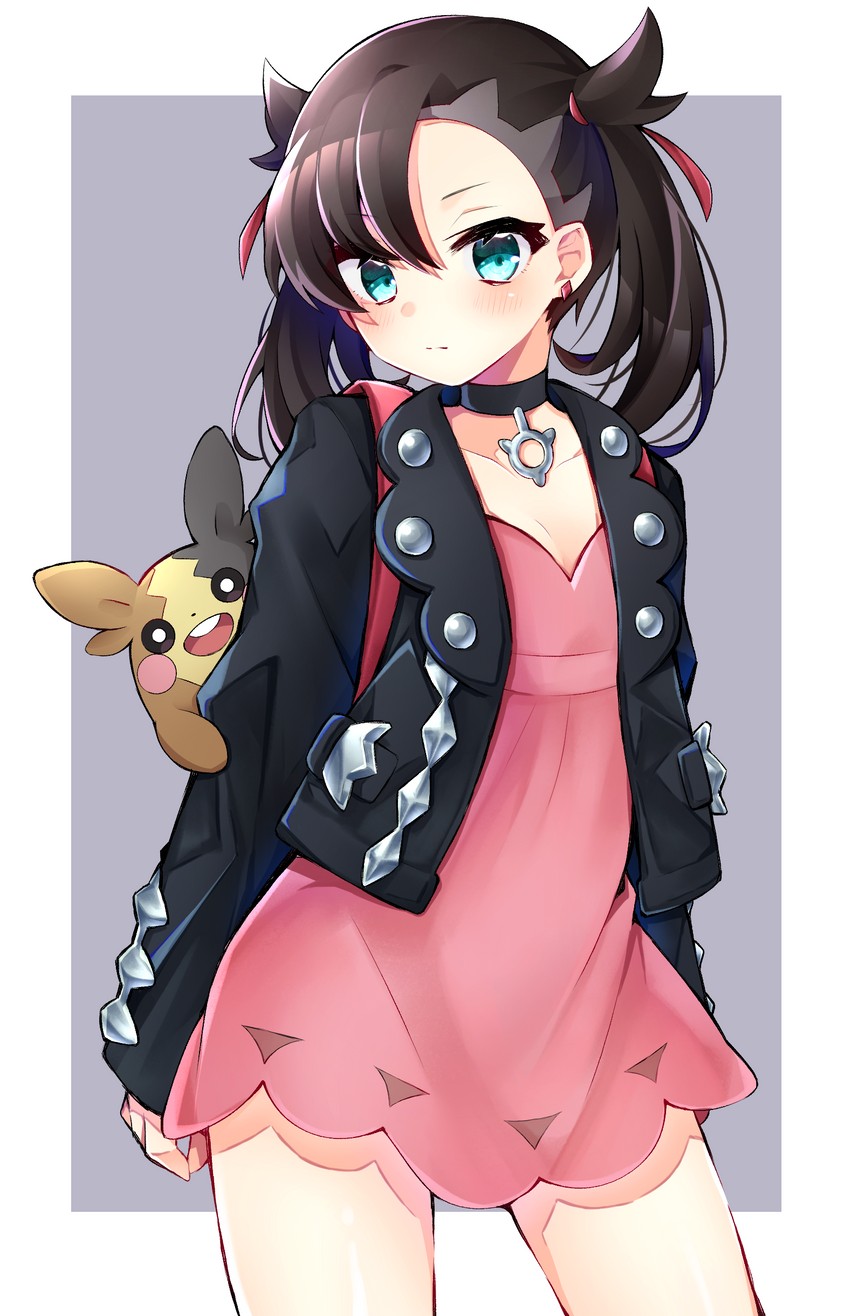 marnie and morpeko (pokemon and 1 more) drawn by eringikinono