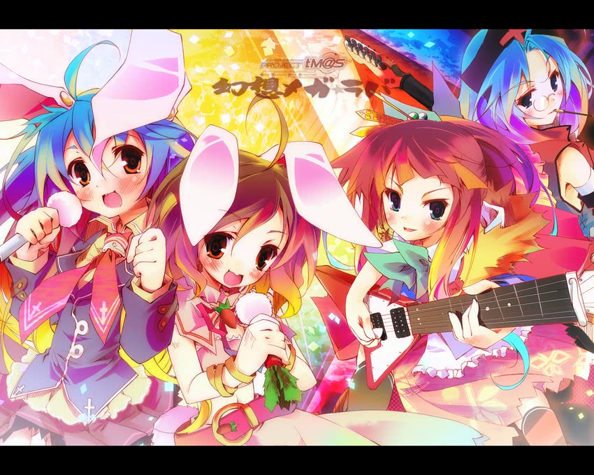 reisen udongein inaba, houraisan kaguya, inaba tewi, and yagokoro eirin (touhou) drawn by kamiya_yuu