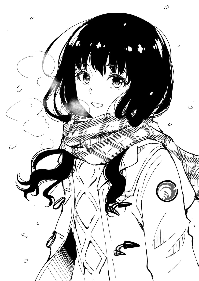 inoue takina (lycoris recoil) drawn by fqnrxj