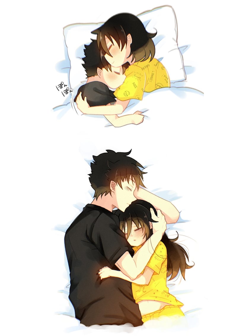 kuroki tomoko and kuroki tomoki (watashi ga motenai no wa dou kangaetemo omaera ga warui!) drawn by pokuron