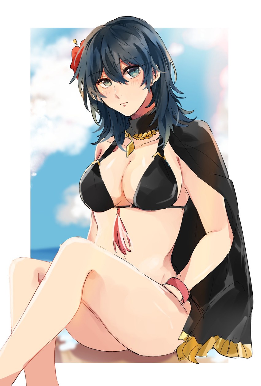 female byleth (fire emblem and 2 more) drawn by akomu_junji