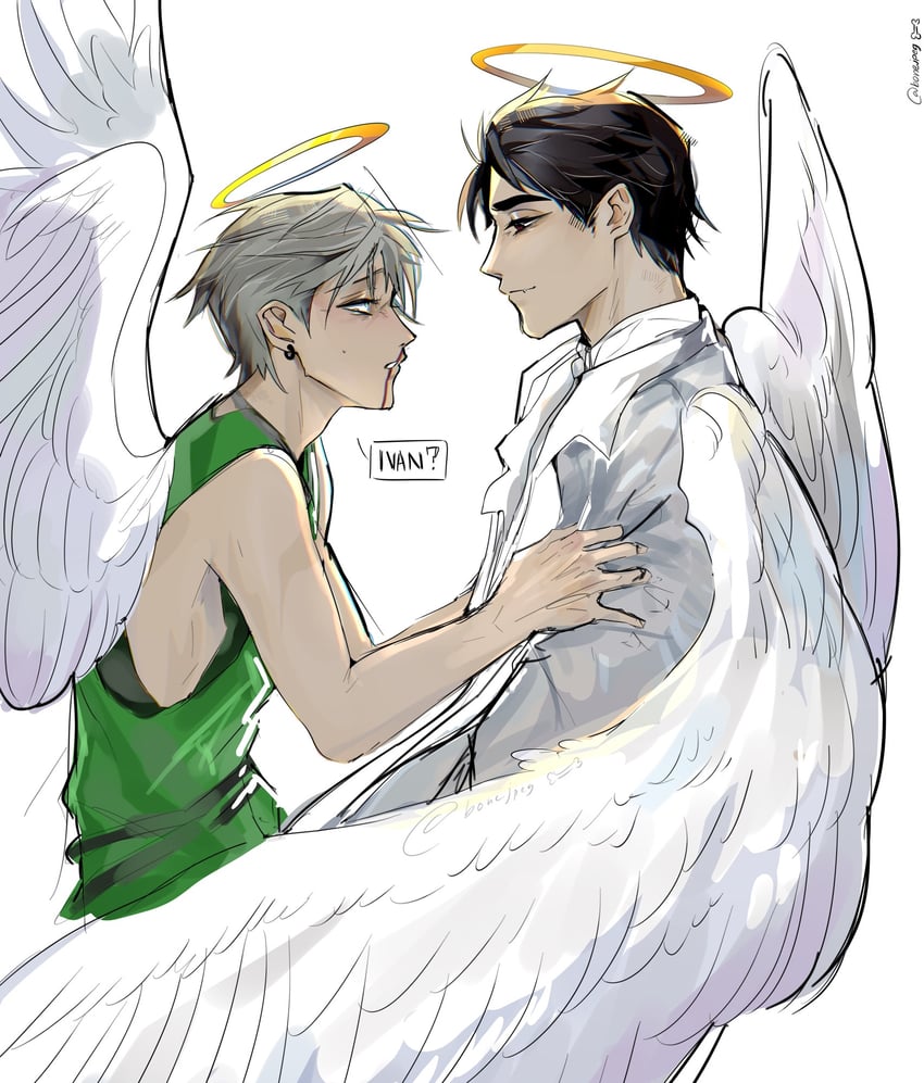 till and ivan (alien stage) drawn by bonejpeg
