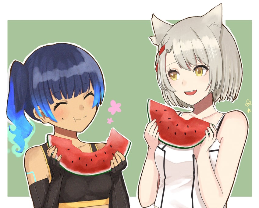 mio and sena (xenoblade chronicles and 1 more) drawn by otokajife