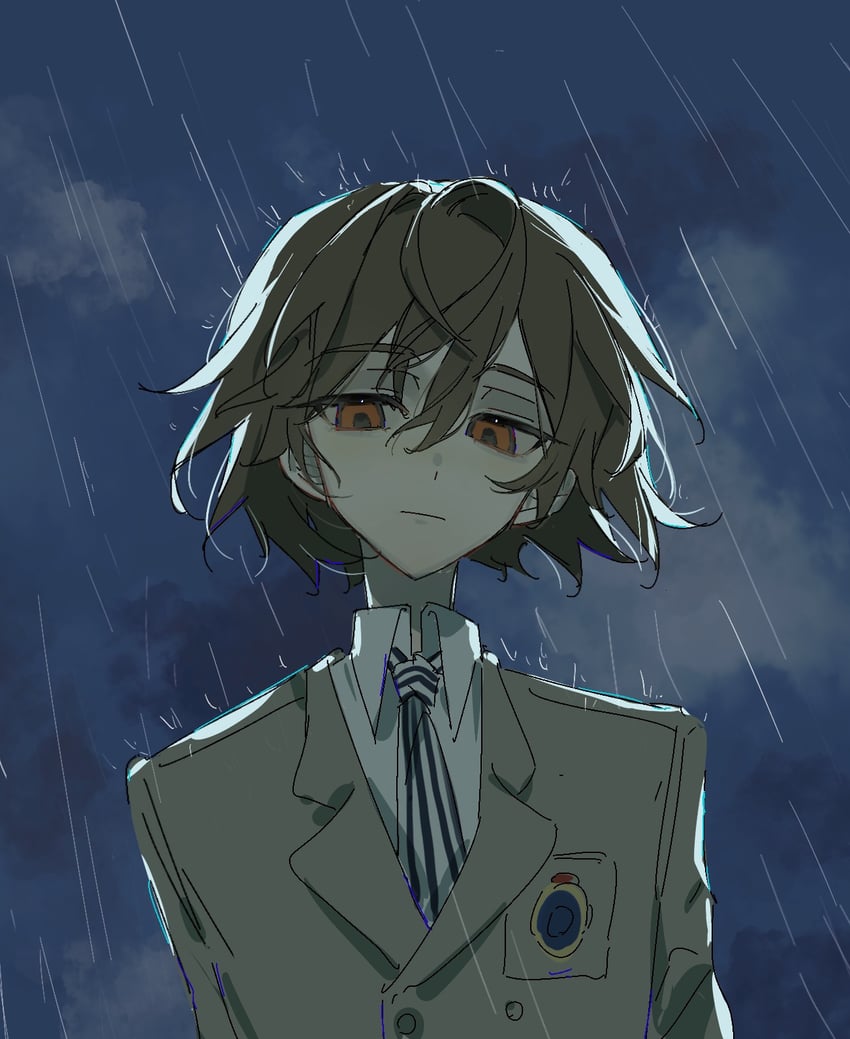 akechi gorou (persona and 1 more) drawn by dianbo635