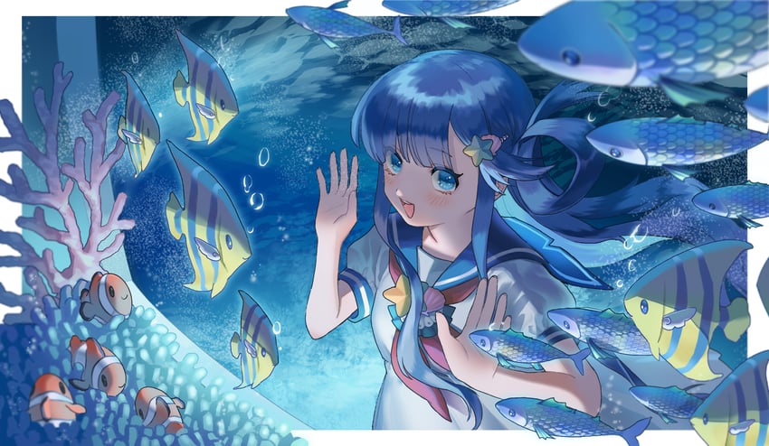 asari nanami (idolmaster and 1 more) drawn by ro_torobo