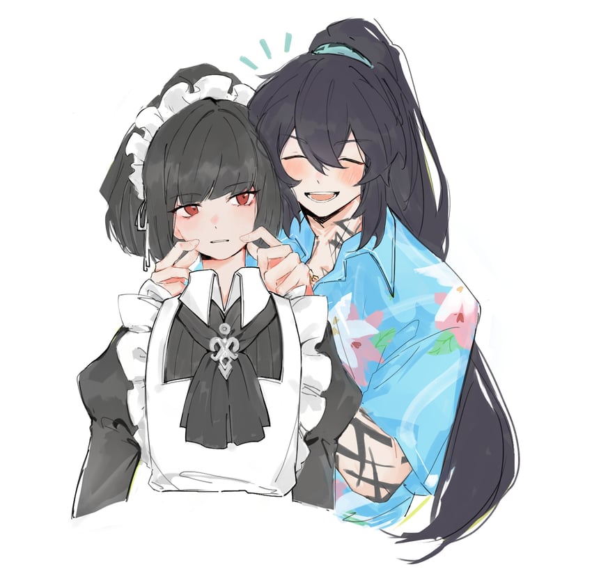 hong lu and ryoshu (project moon and 1 more) drawn by munh422