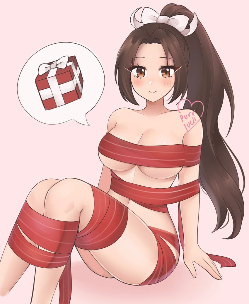shiranui mai (the king of fighters) drawn by luci_(purrlucii)