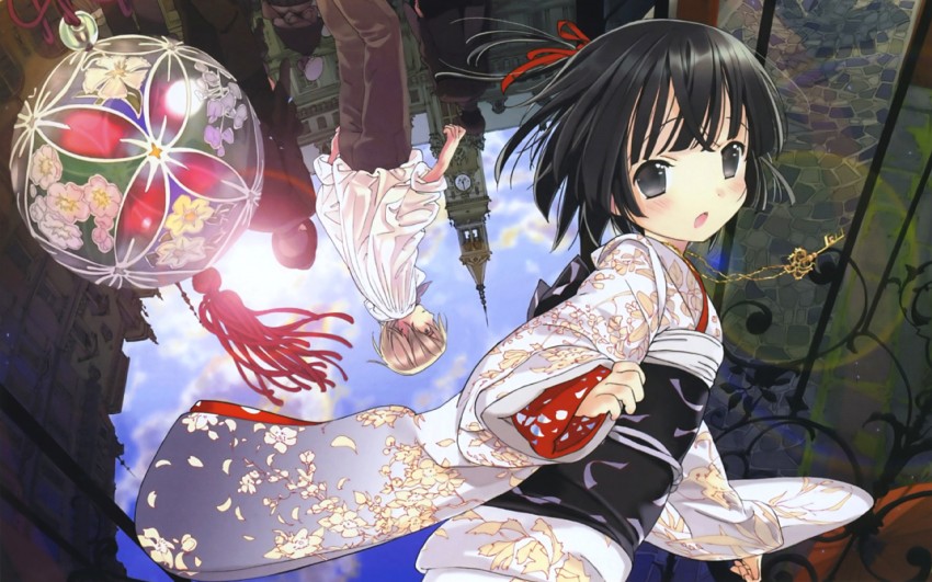 yune and claude claudel (ikoku meiro no croisee) drawn by takeda_hinata