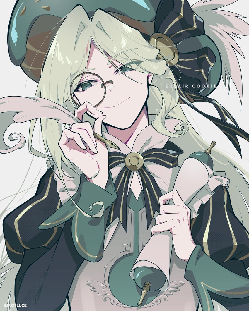 eclair cookie (cookie run and 1 more) drawn by illustluce