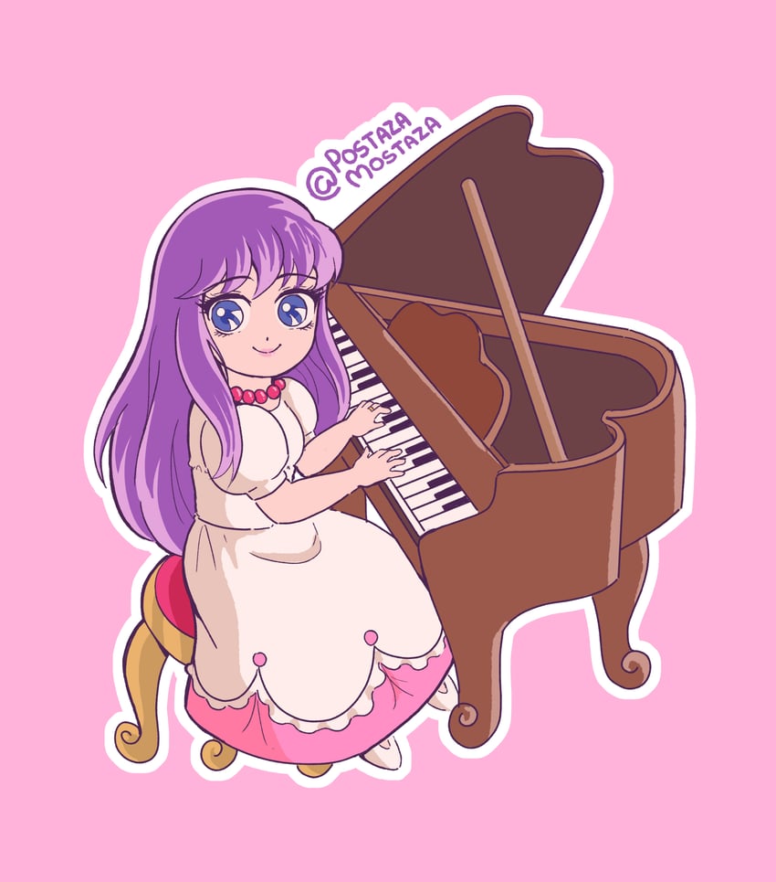 kido saori (saint seiya) drawn by postaza_mostaza