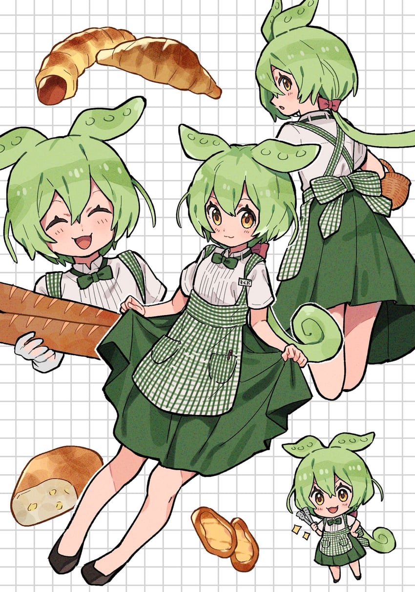 zundamon (voiceroid and 1 more) drawn by ai_nige
