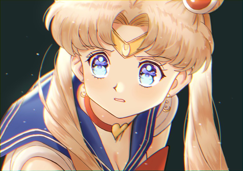 tsukino usagi and sailor moon (bishoujo senshi sailor moon and 1 more) drawn by misumi_(niku-kyu)