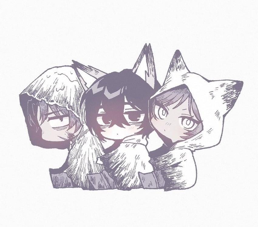 yi sang, heathcliff, and outis (project moon and 1 more) drawn by unitaroukun