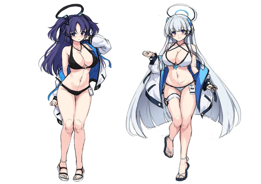 yuuka and noa (blue archive) drawn by nene_(atsushi_hamano)