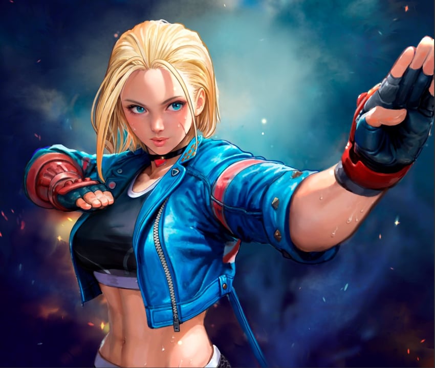 cammy white (street fighter and 1 more) drawn by nao3art