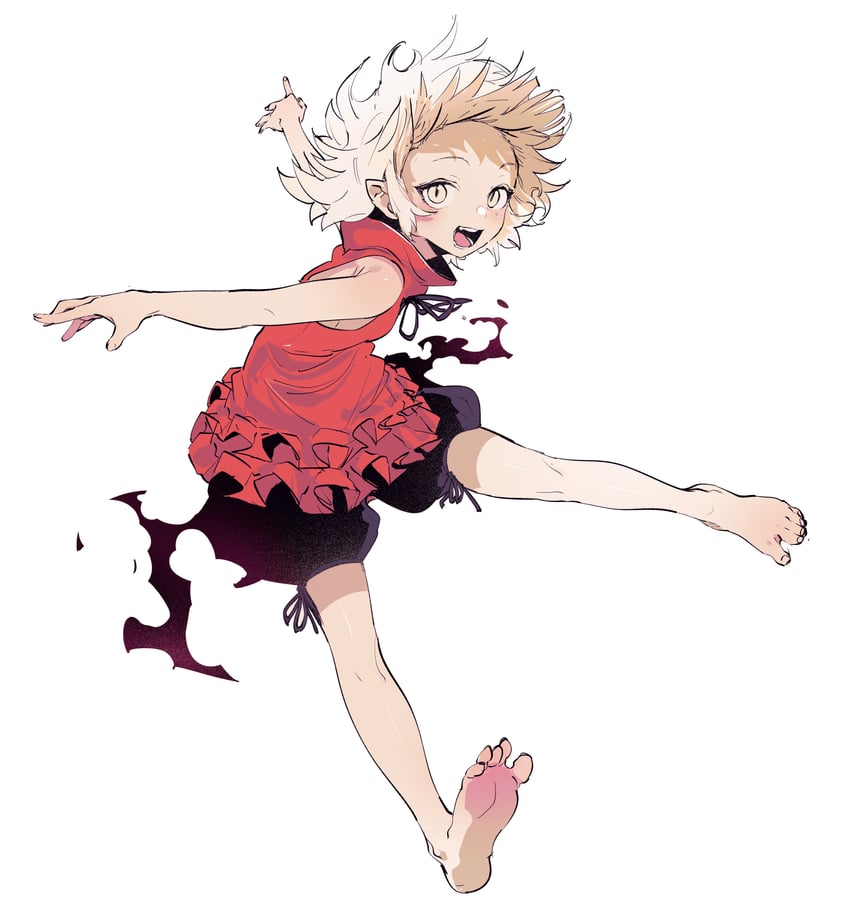 oshino shinobu and kiss-shot acerola-orion heart-under-blade (monogatari and 1 more) drawn by ddari