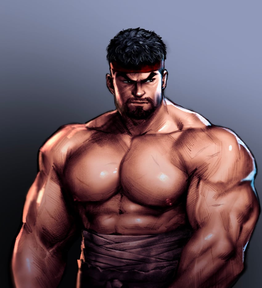 ryu (street fighter and 1 more) drawn by areyoucracked